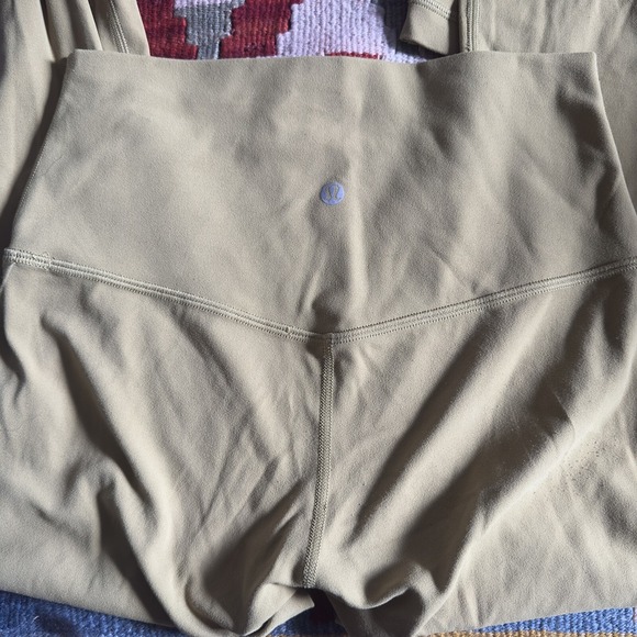 Lululemon Grape Leaf Yellow Align Pant 28" Leggings size 6 - Picture 3 of 4